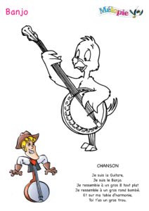 dessin banjo