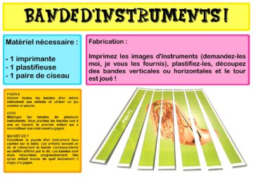 puzzle instrument de musique