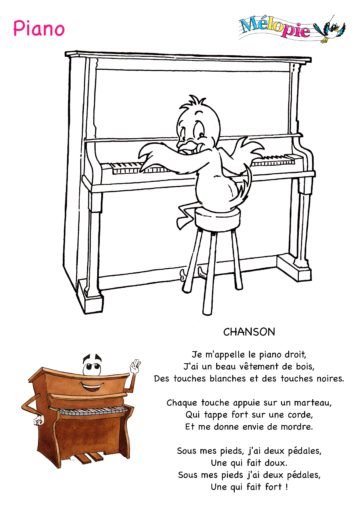 piano dessin