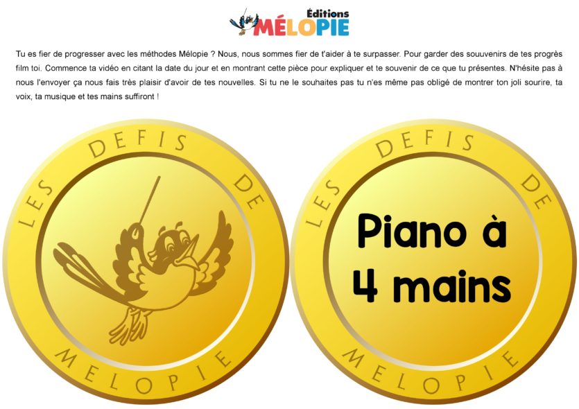 défis piano mélopie