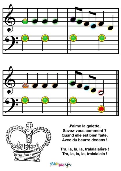 j'aime la galette partition