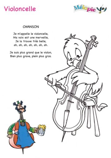 violoncelle dessin