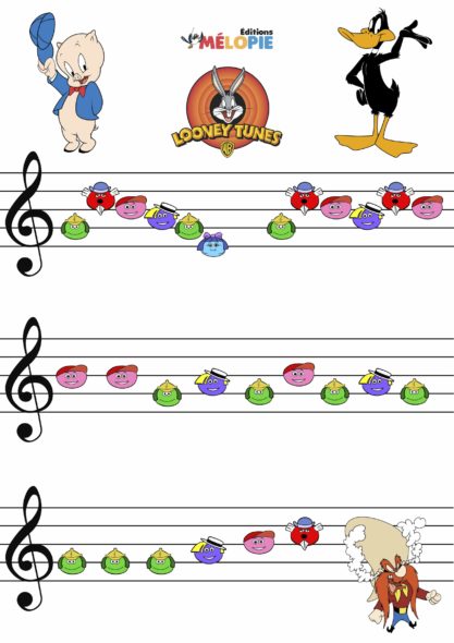 looney tunes piano