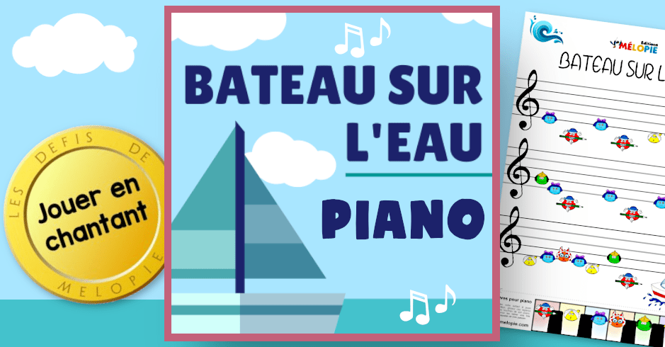 piano bateau sur leau