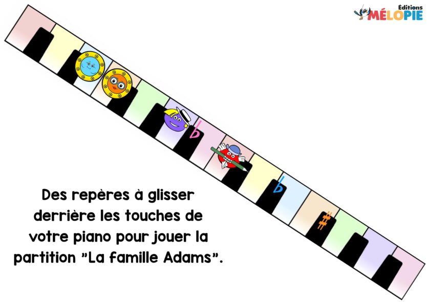 gommette piano enfant