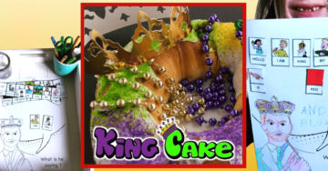 activité enfant anglais king cake