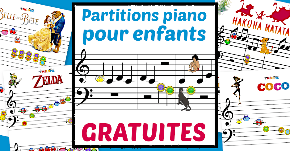 partition piano enfant