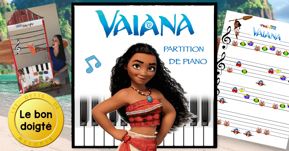 vaiana piano partition